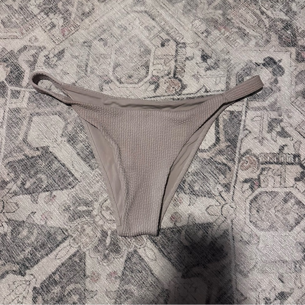 Monday Swimwear Oat Crinkle Bikini Bottom